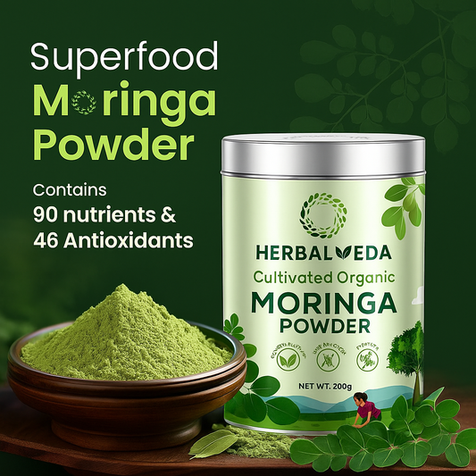 HERBALVEDA NATURAL MORINGA POWDER 300 G